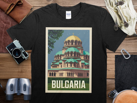Vintage Bulgaria T-Shirt , Bulgaria Travel Shirt