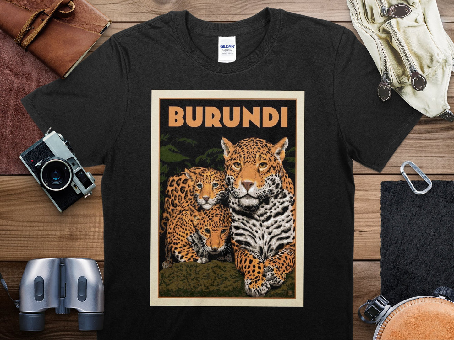 Vintage Burundi T-Shirt , Burundi Travel Shirt