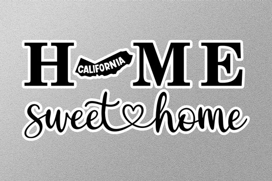 California Home Sweet Home Sticker