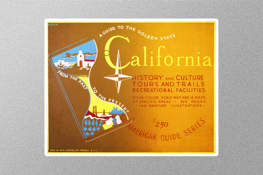 Vintage California Travel Stickers