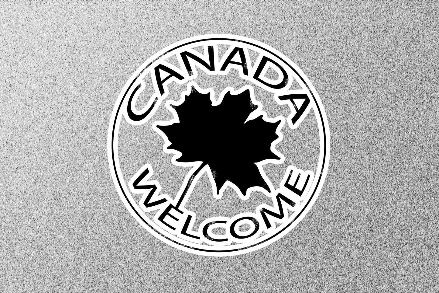 Wholesale Canada Black Travel Stamp Sticker
