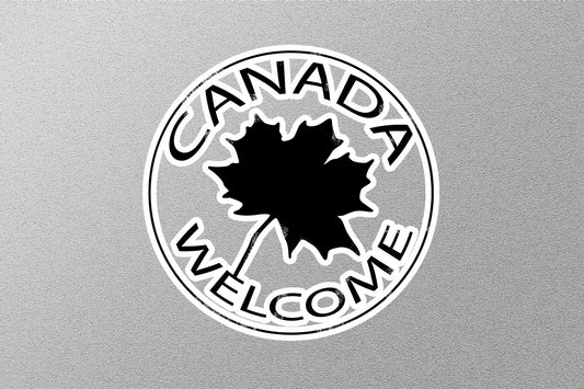 Wholesale Canada Black Travel Stamp Sticker