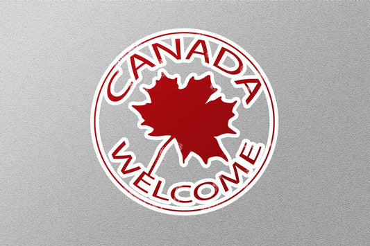 Wholesale Canada Red Travel Stamp Sticker