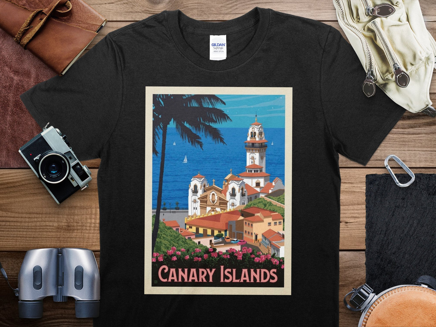 Vintage Canary Island T-Shirt , Canary Island Travel Shirt