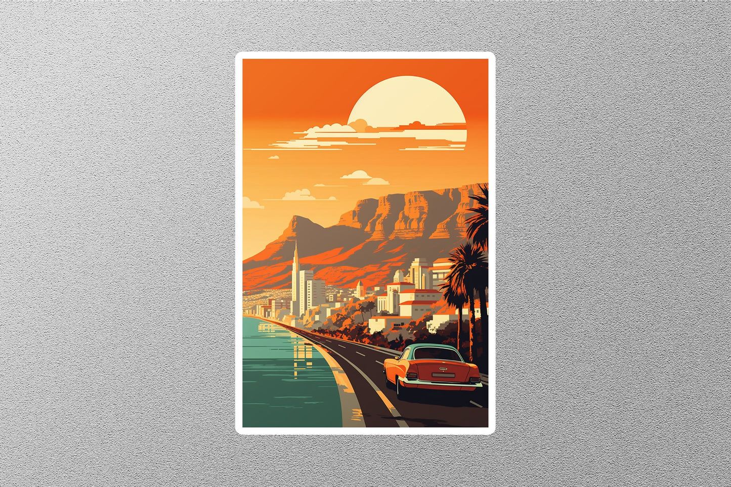 Wholesale Vintage Cape Town 3 Travel Sticker