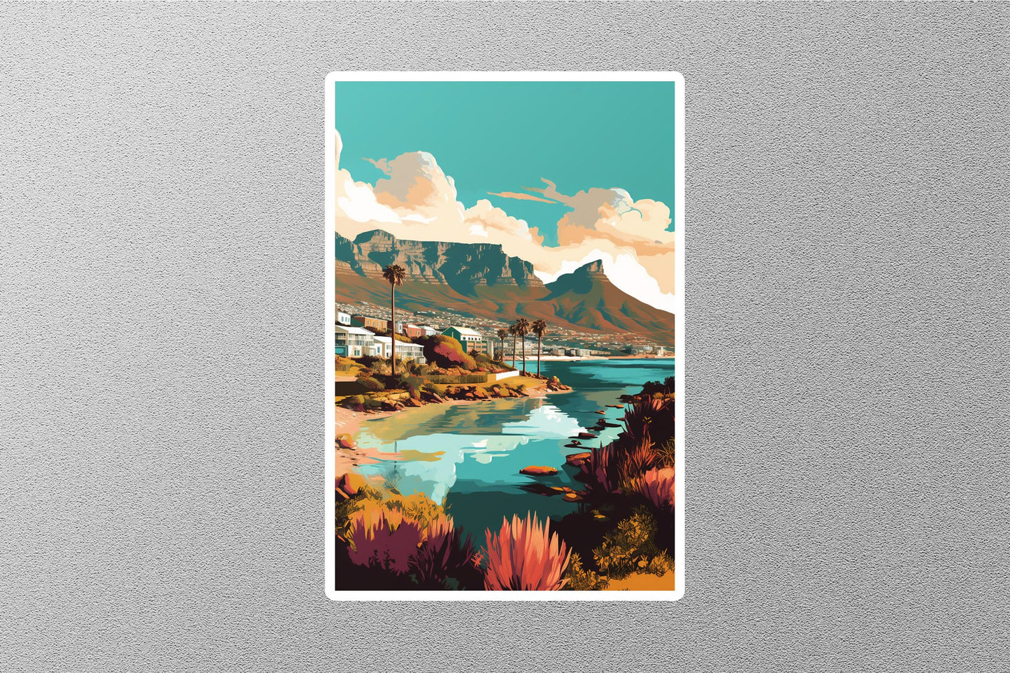 Wholesale Vintage Cape Town 5 Travel Sticker