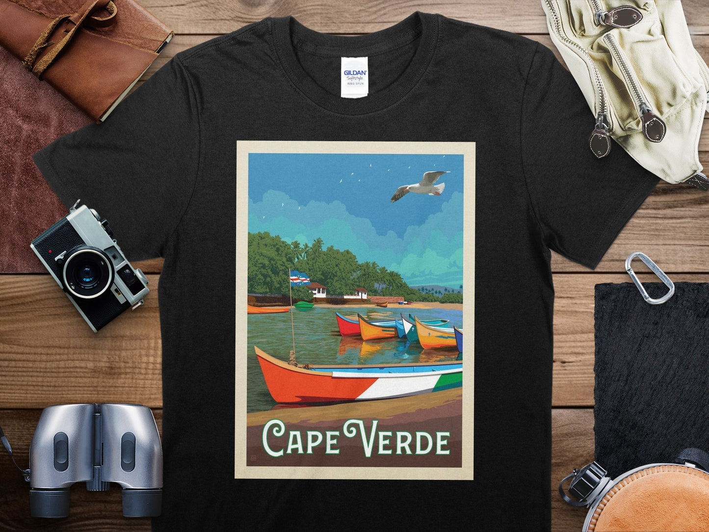 Vintage Cape Verde T-Shirt , Cape Verde Travel Shirt