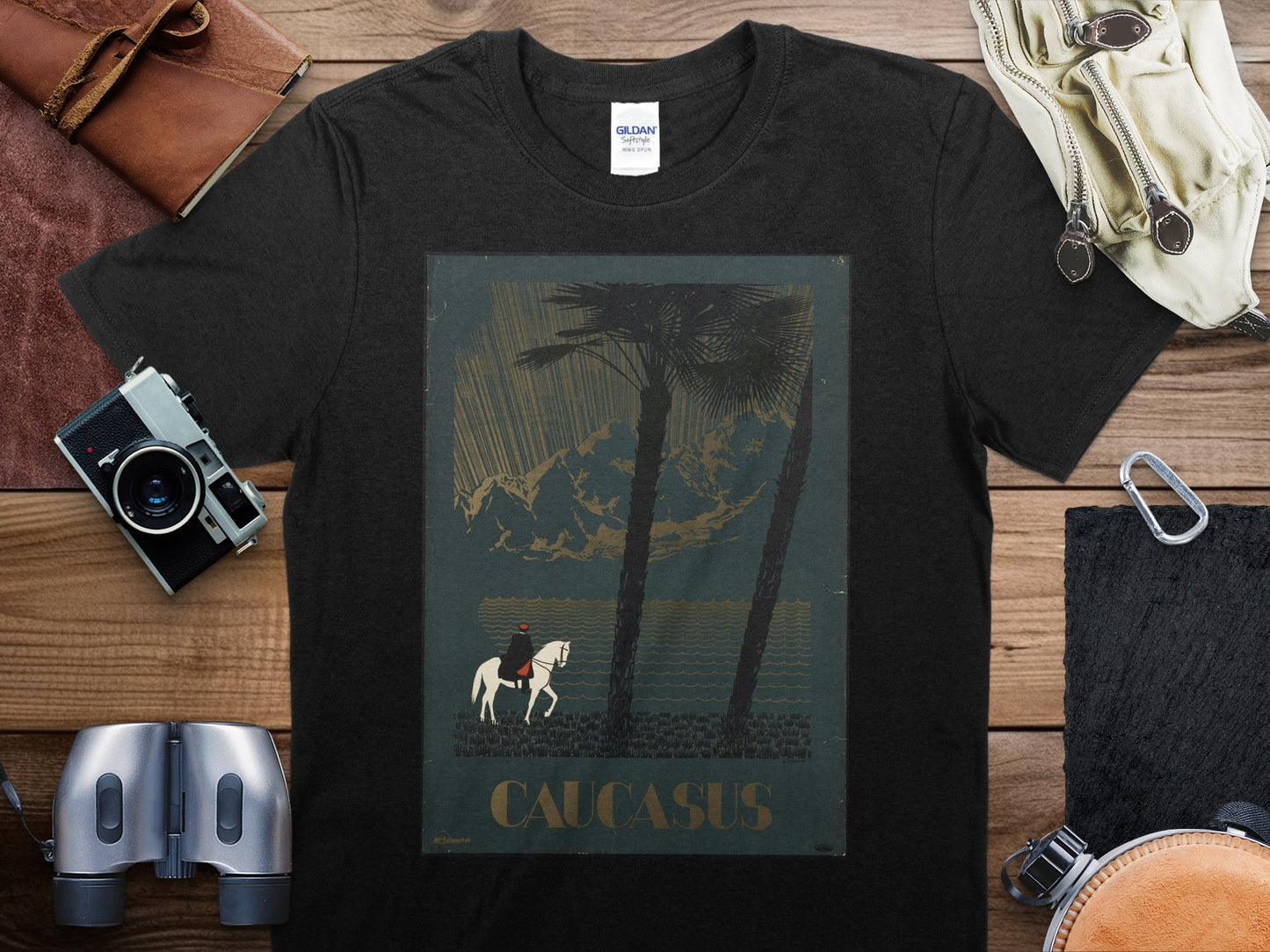 Vintage Caucasus T-Shirt , Caucasus Travel Shirt