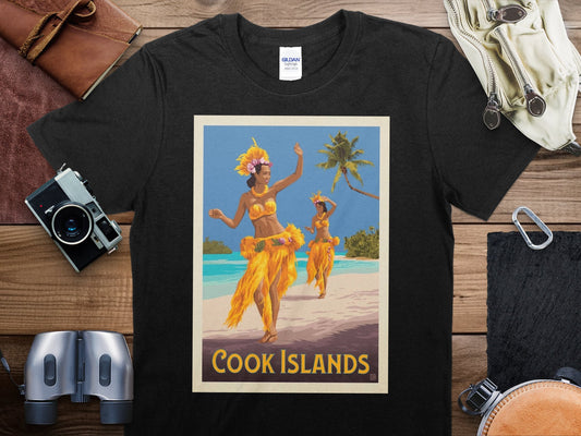 Vintage Cook Island T-Shirt, Cook Island Travel Shirt