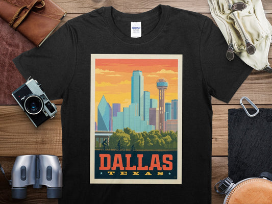 Vintage Dallas T-Shirt, Dallas Travel Shirt