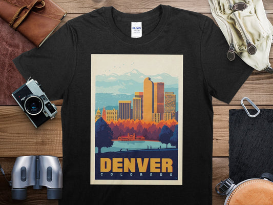 Vintage Denver T-Shirt, Denver Travel Shirt