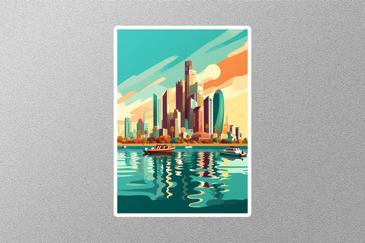 Wholesale Vintage Dubai 2 Travel Sticker
