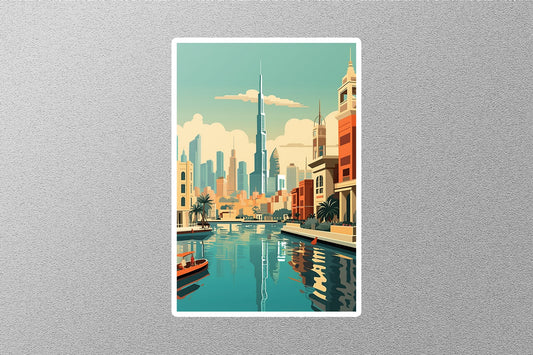 Wholesale Vintage Dubai 5 Travel Sticker