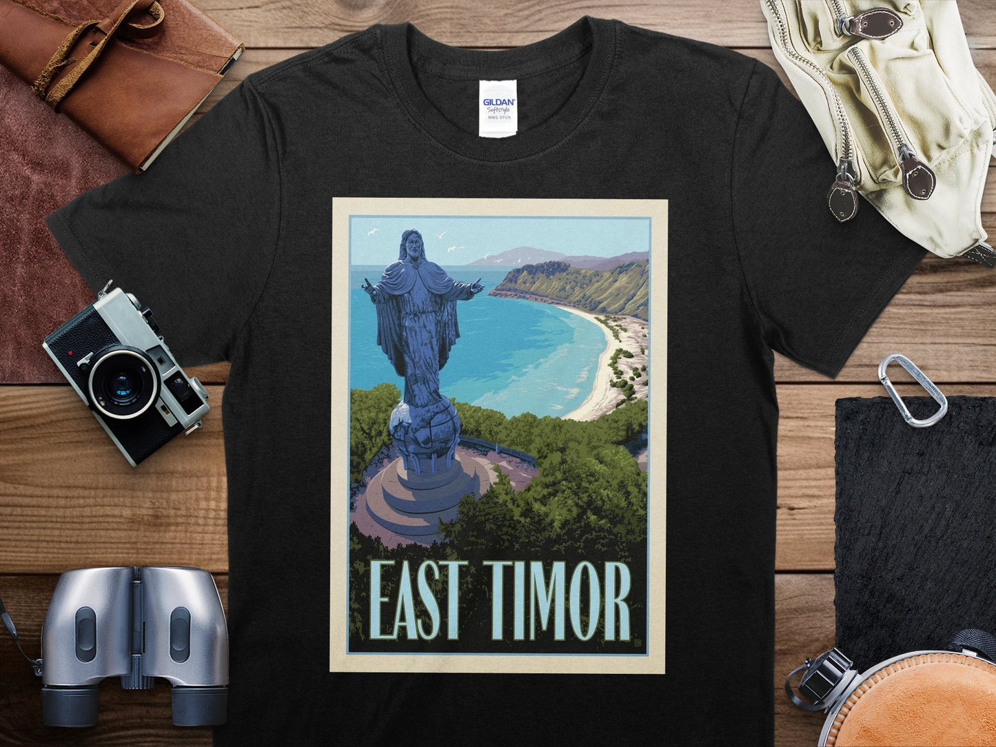 Vintage East Timor T-Shirt, East Timor Travel Shirt