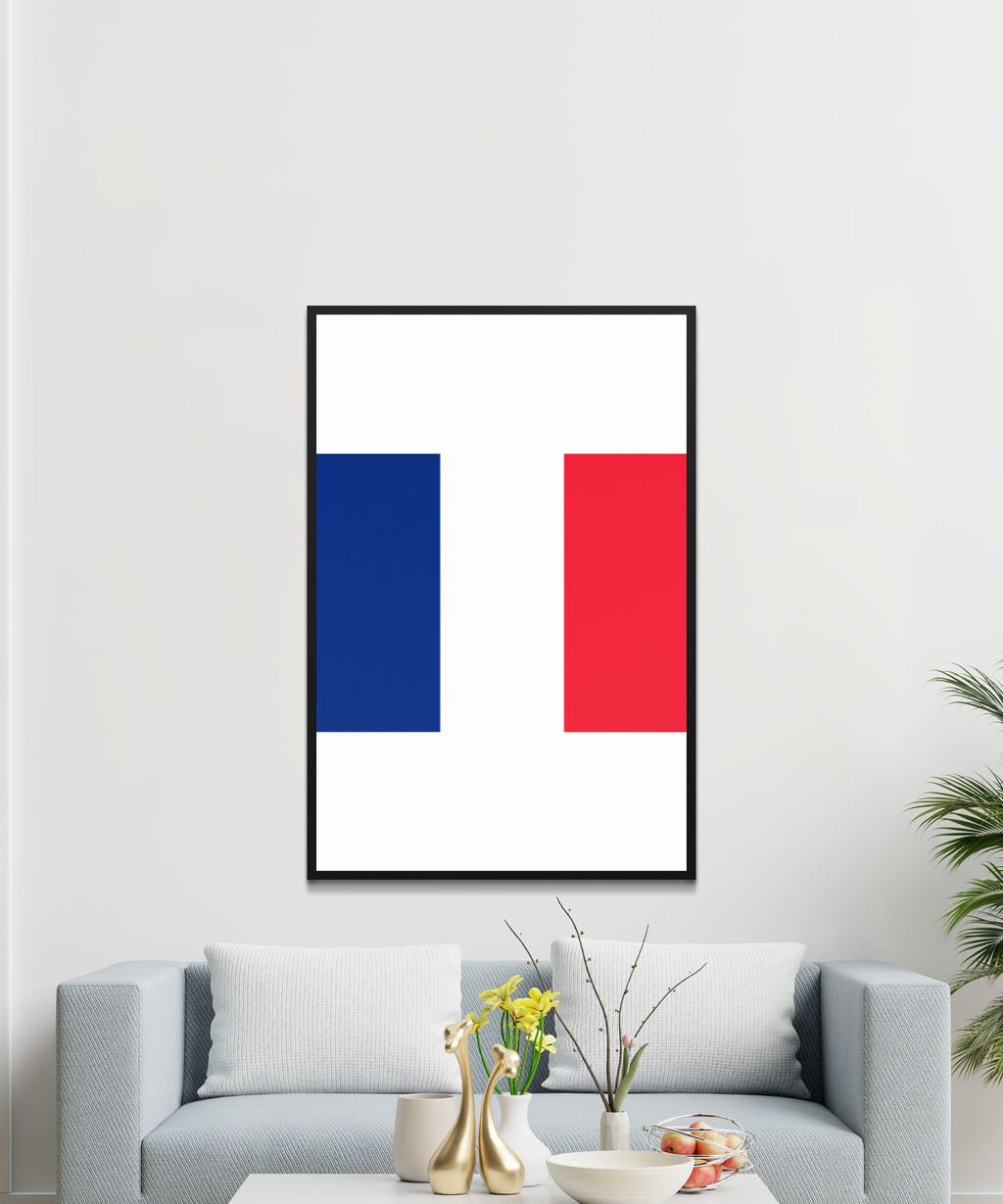 France Flag Poster - Matte Paper