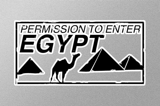 Wholesale Egypt Black Travel Stamp Sticker