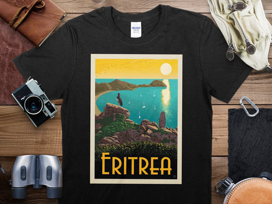 Vintage Eritrea T-Shirt, Eritrea Travel Shirt