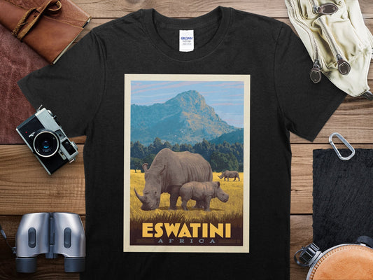 Vintage Eswatini Africa T-Shirt, Eswatini Africa Travel Shirt