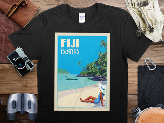 Vintage Fiji Island T-Shirt, Fiji Island Travel Shirt