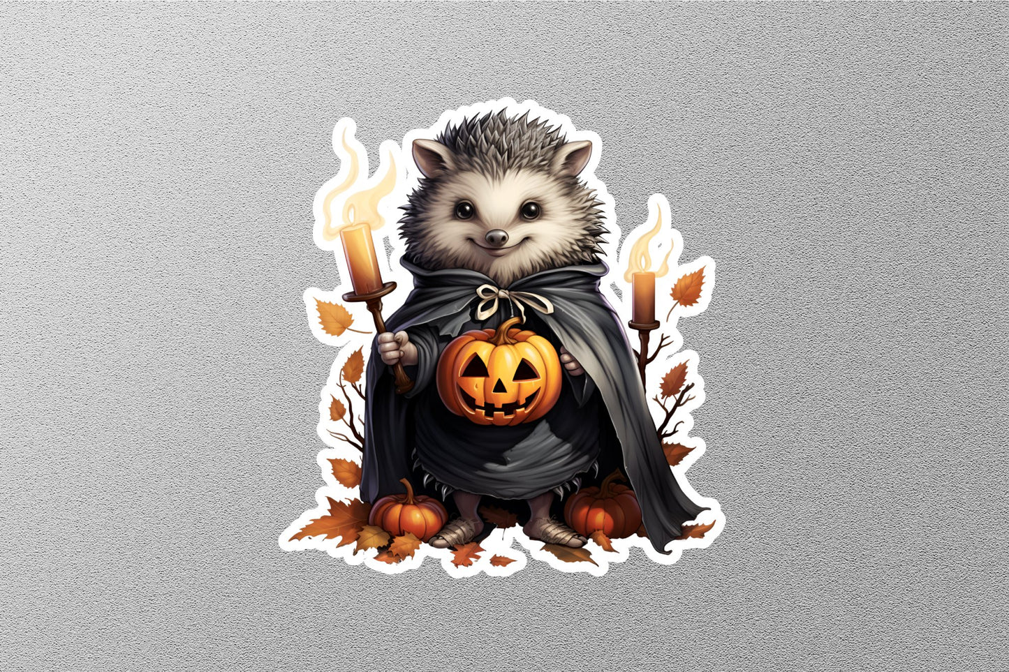 Hedgehog Halloween Sticker