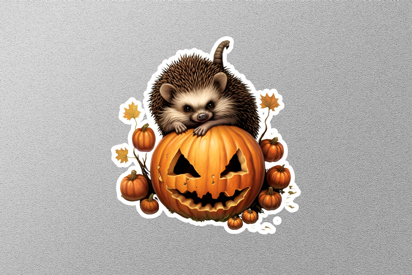 Cute Baby Hedgehog Halloween Sticker