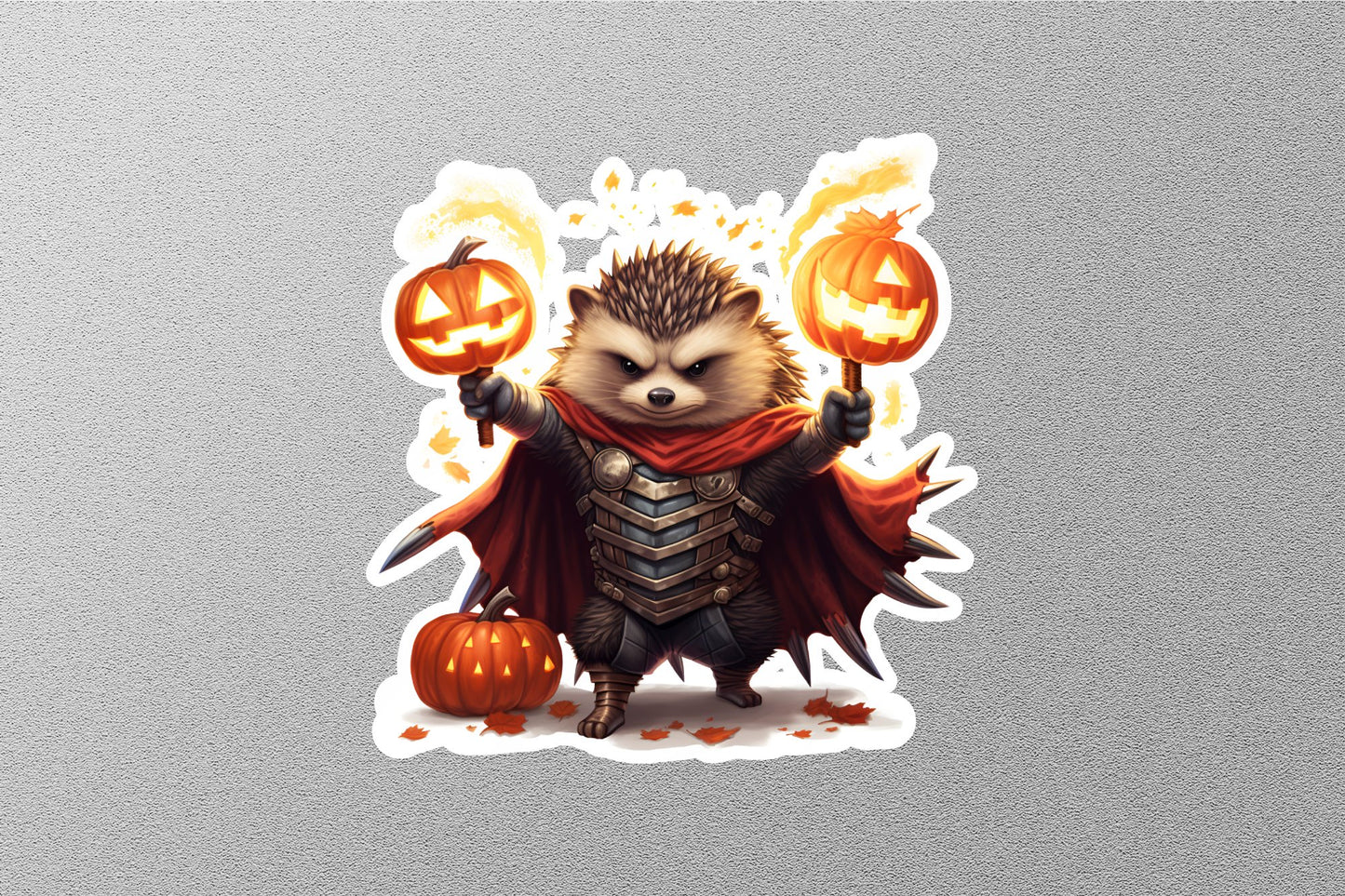 Ronin Raccoon Halloween Sticker