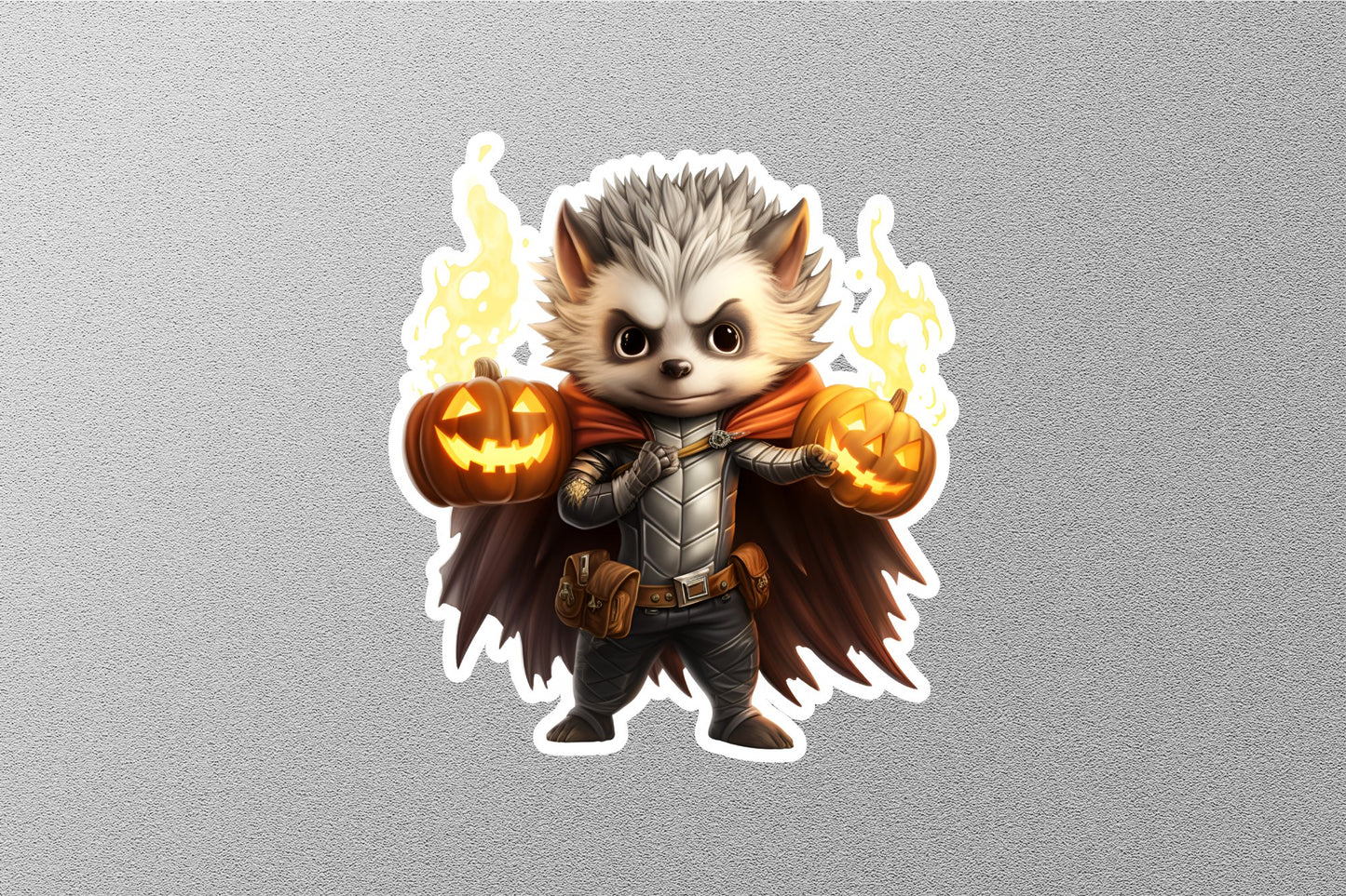 Little Raccoon Halloween Sticker