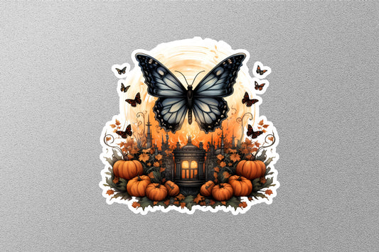 Beautiful Butterfly Poster Halloween Sticker