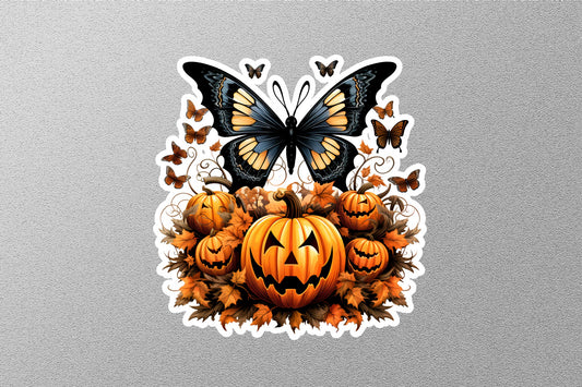 Butterfly Horror Halloween Sticker