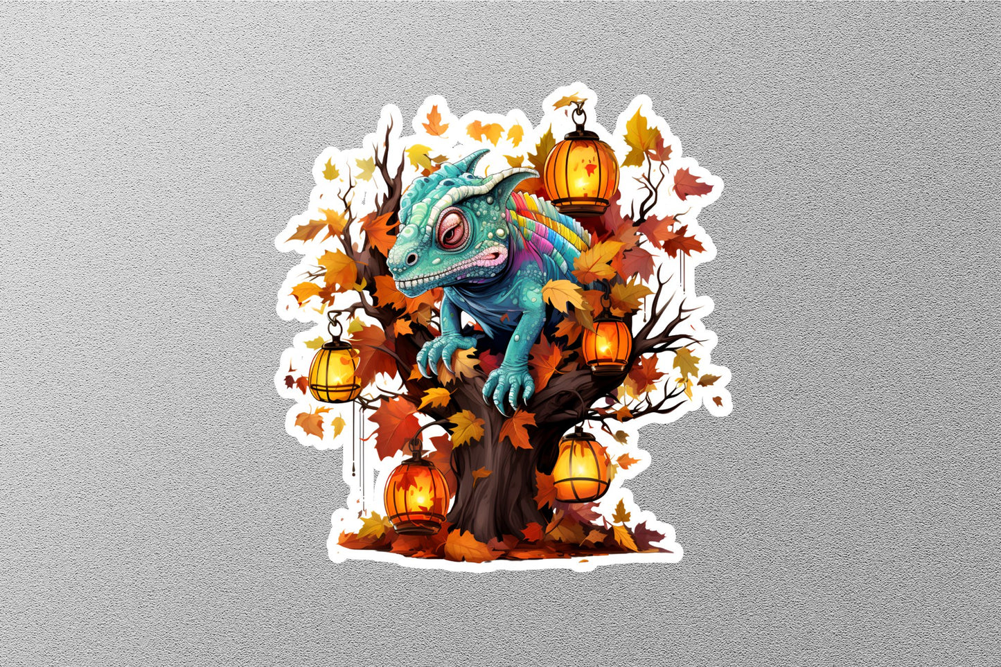 Cute Frog Monster Fantasy Halloween Sticker