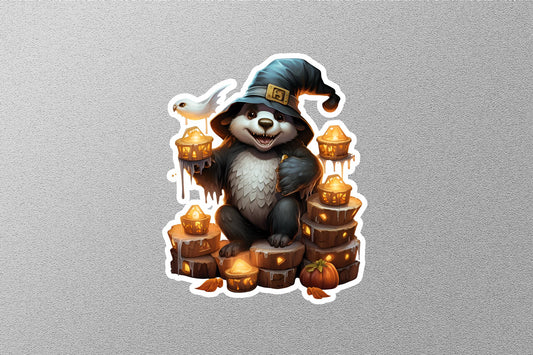 Cute Bear Halloween Sticker