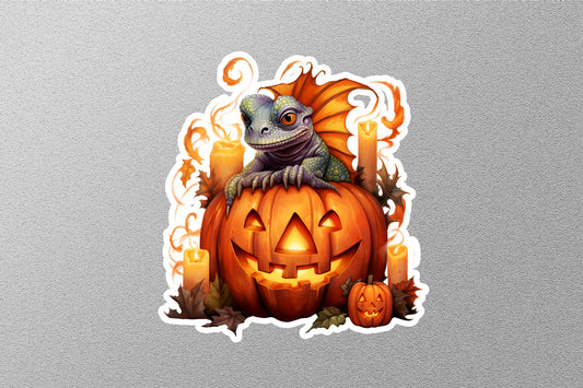 Pumpkin Dragon Halloween Sticker