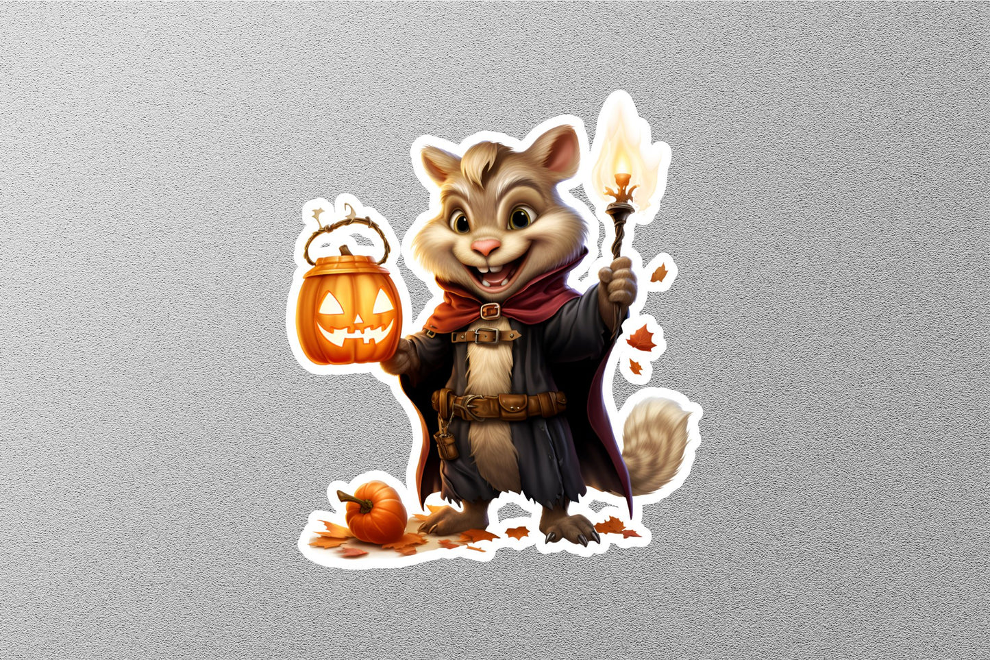 Chipmunk Vampire Mouse Halloween Sticker