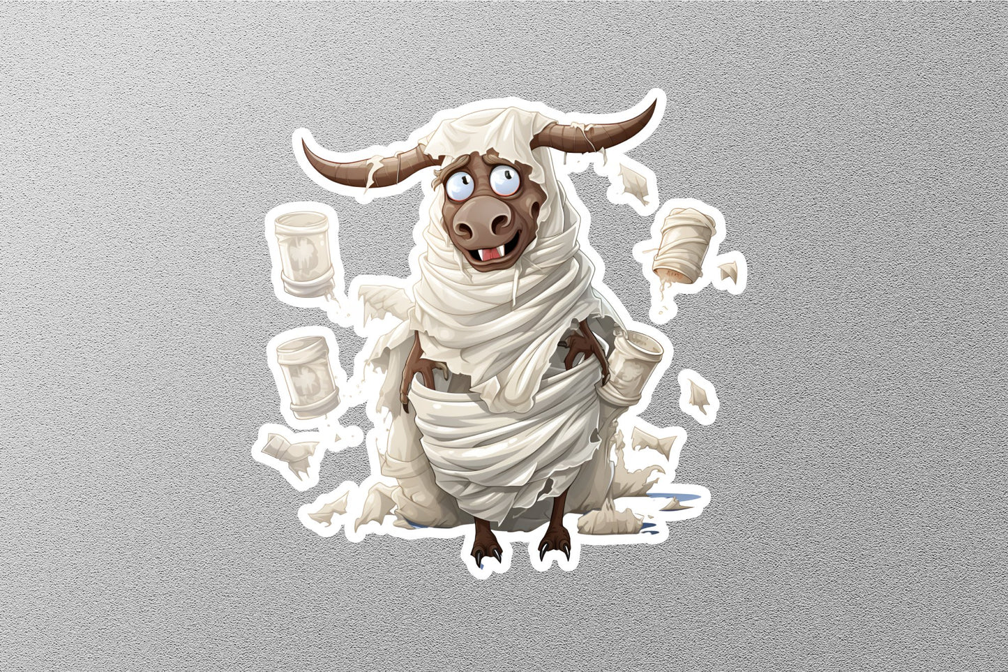 Wholesale Art Station Grumpy Goat Halloween Sticker