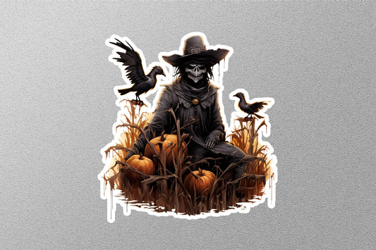 Wholesale Sitting Scarecrow Halloween Sticker