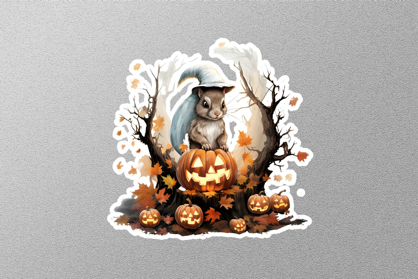 Rabbit on Halloween Sticker