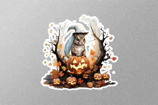Rabbit on Halloween Sticker