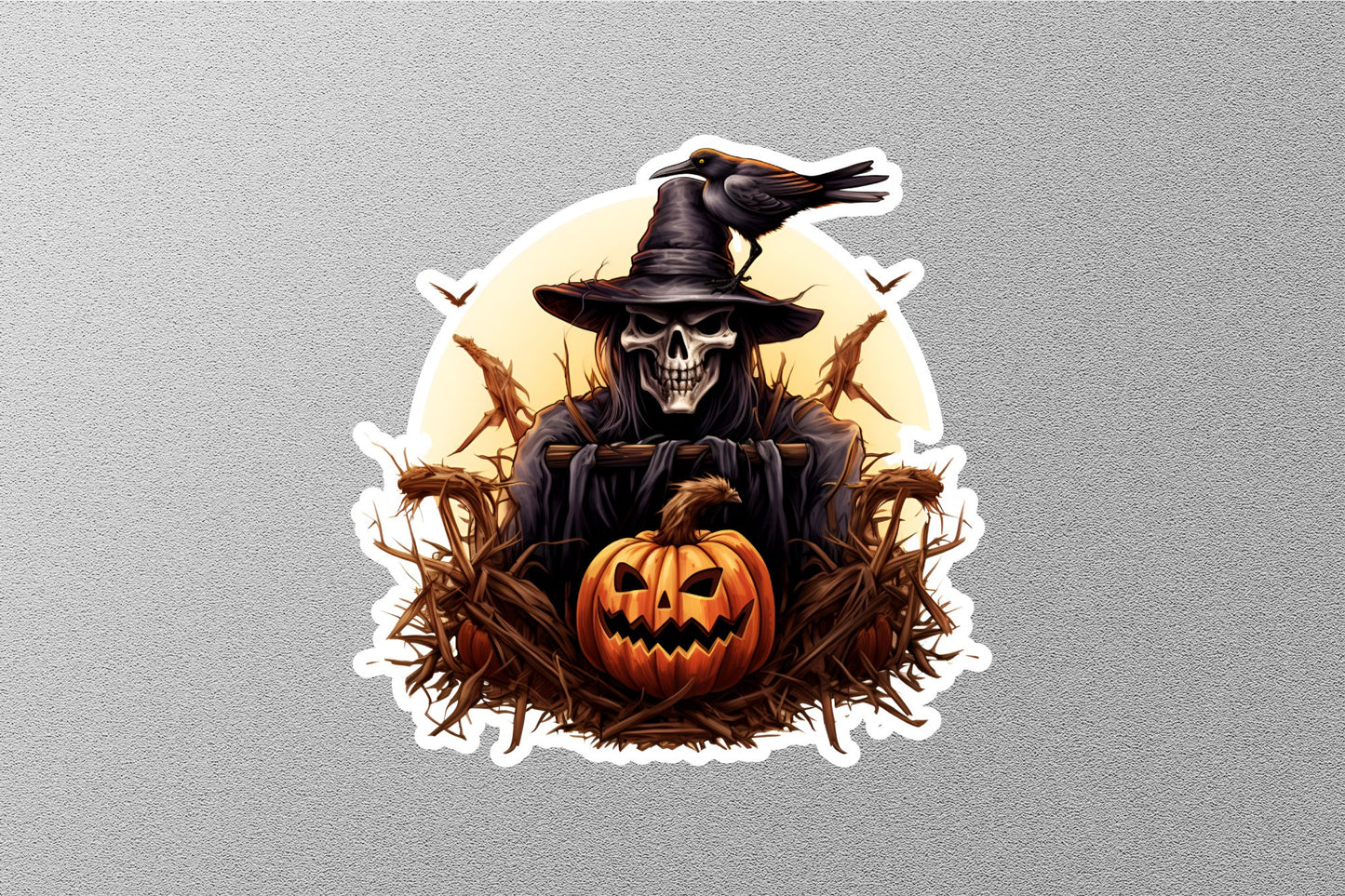 Wholesale Dark Scarecrow Halloween Sticker