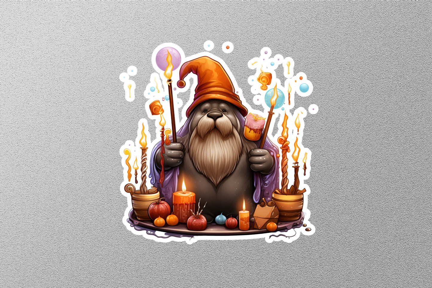 Gnome Halloween Sticker