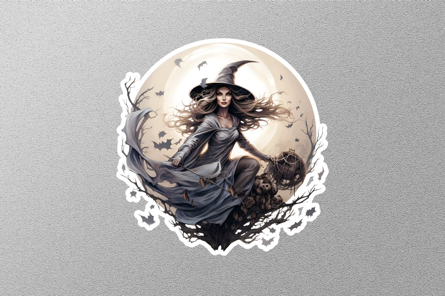 Wholesale Halloween Witch Sticker