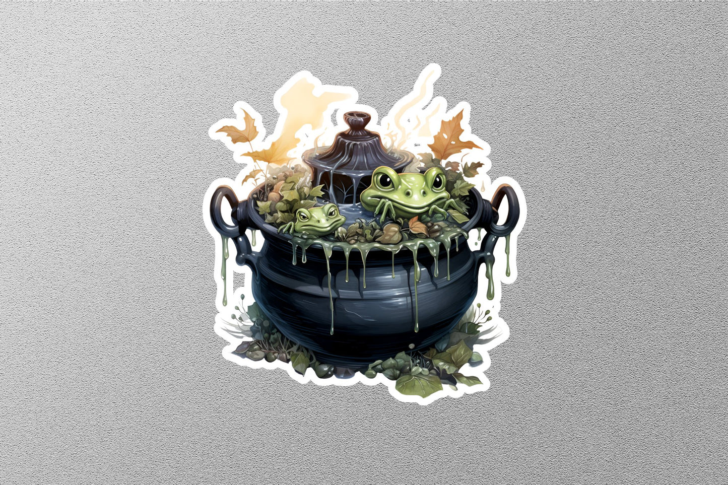 Cauldron Halloween Sticker