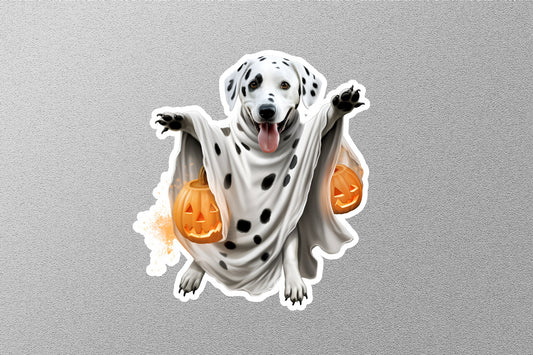Dalmatian puppy Dog Halloween Sticker