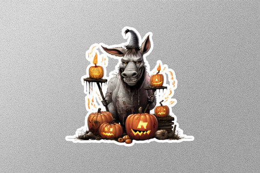 Wholesale Funny Donkey Halloween Sticker