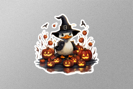 Wholesale Duck Pumpkin Halloween Sticker