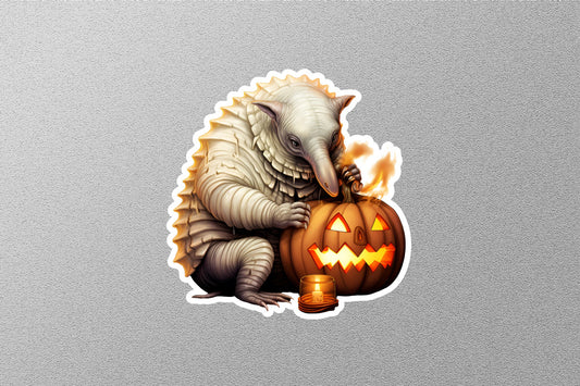Cute Armadillo Halloween Sticker
