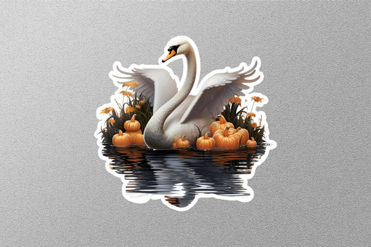 Wholesale Swan Pumpkins Halloween Sticker