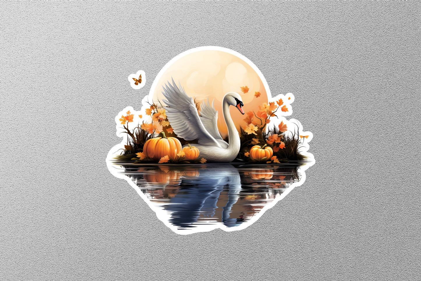 Wholesale Swan Pumpkins For Water Halloween Sticker