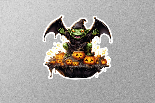 Cute Goblin Halloween Sticker