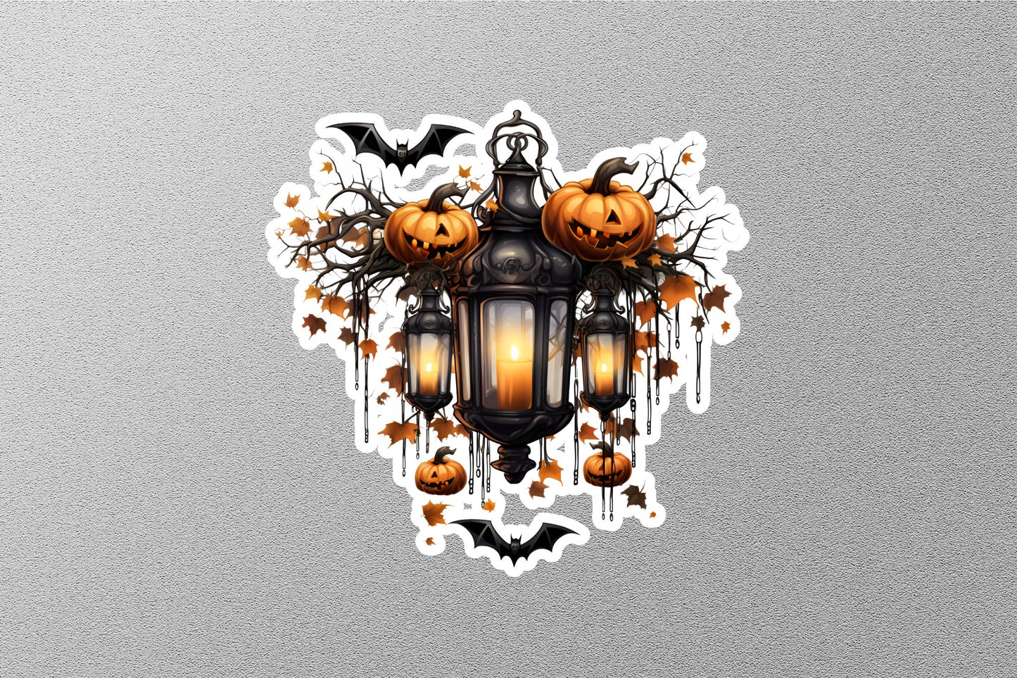 House with Heliography Halloween Sticker