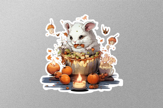Cute Mouse Halloween Sticker